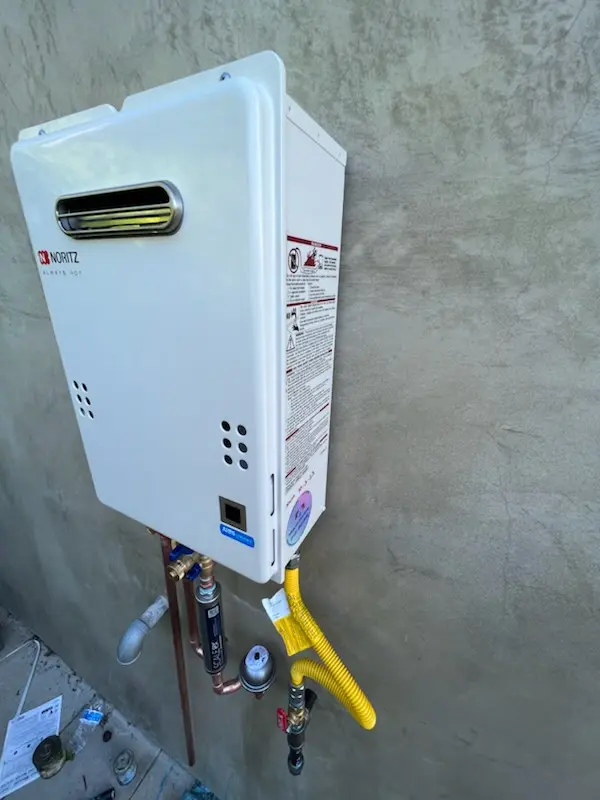 Tankless water heater installation for Flagtown homes